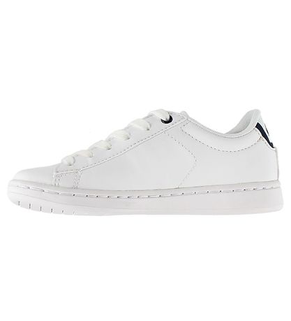 Lacoste Sko - Carnaby - Hvid/Navy m. Snre