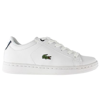 Lacoste Sko - Carnaby - Hvid/Navy m. Snre