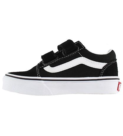 Vans Sko - Old Skool - Sort/Hvid m. Velcro