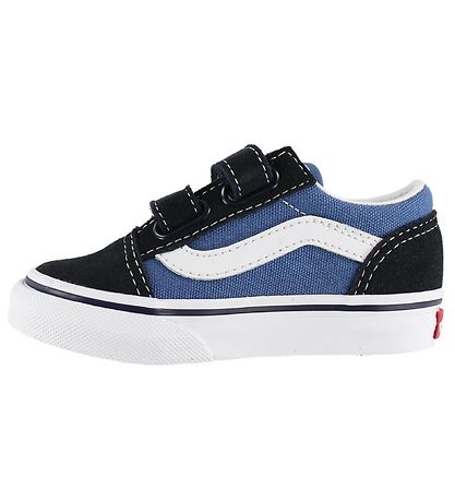 Vans Sko - Old Skool - Navy m. Velcro