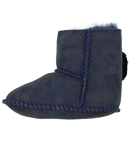 En Fant Lammeskindsfutter m. For - Navy