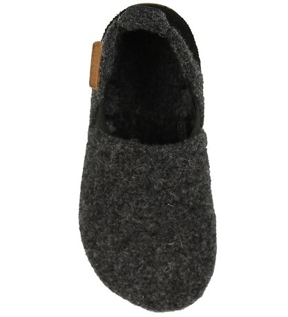 Bisgaard Hjemmesko - Uld - Wool Sailor - Koksgrå