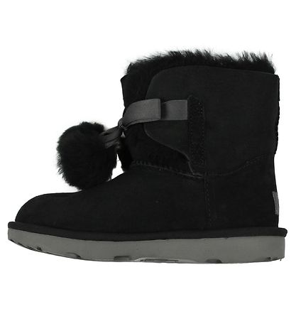 UGG Bamsestvler - Gita - Sort m. Pom Poms