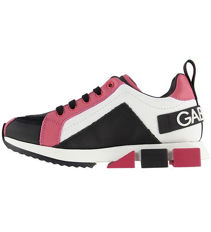 Dolce & Gabbana Sneakers - Lilium - Hvid m. Sort/Mrk Pink