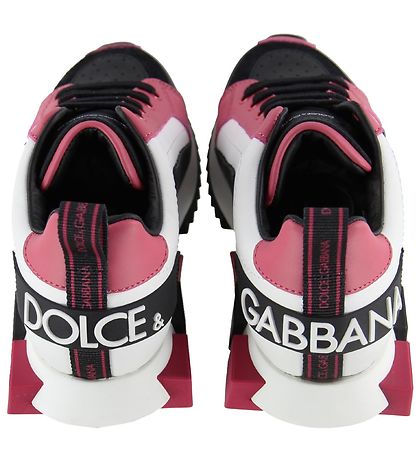 Dolce & Gabbana Sneakers - Lilium - Hvid m. Sort/Mrk Pink