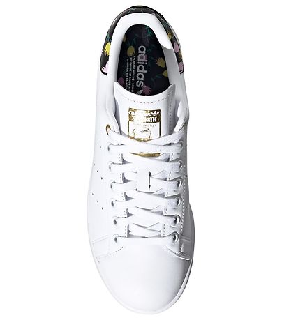 adidas Originals Sko - Stan Smith W - Hvid m. Blomster
