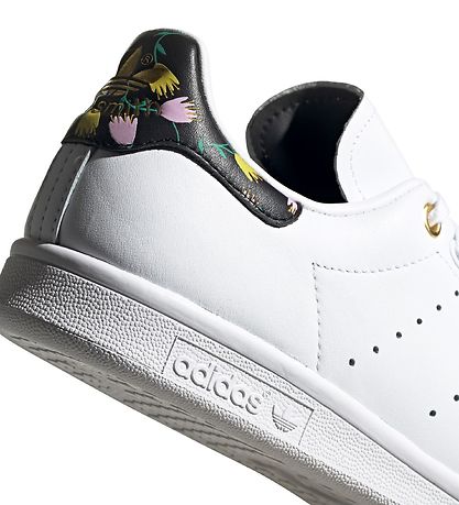 adidas Originals Sko - Stan Smith W - Hvid m. Blomster