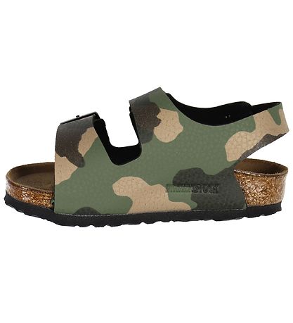 Birkenstock Sandaler - Milano Kinder - Desert Soil/Camo Khaki