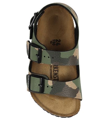 Birkenstock Sandaler - Milano Kinder - Desert Soil/Camo Khaki