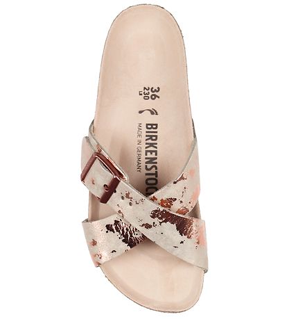 Birkenstock Sandaler - Siena II - Vintage Metallic Rose Copper