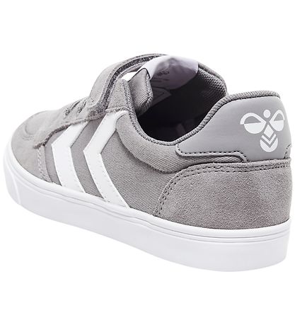 Hummel Sko - HMLSlimmer Stadil Low Jr - Frost Grey