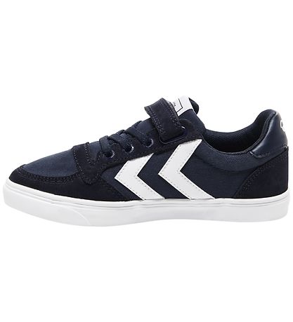 Hummel Sko - HMLSlimmer Stadil Low Jr - Dress Blue