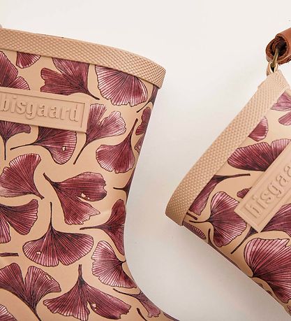 Bisgaard Gummistvler - Fashion - Bordeaux Leaves