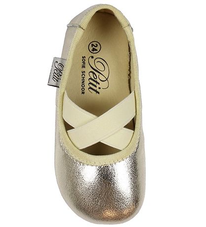 Petit by Sofie Schnoor Ballerina Hjemmesko - Champagne