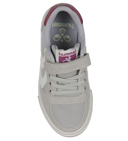Hummel Sko - Slimmer Stadil Low Jr - Lunar Rock