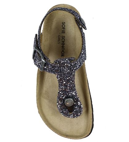 Sofie Schnoor Sandaler - Glitter - Antique Silver