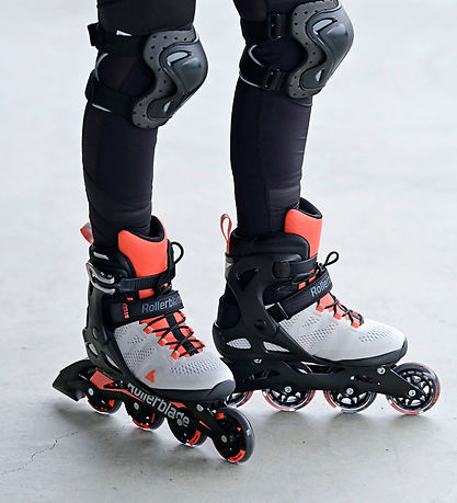 Rollerblade Rulleskjter - Macroblade - 80 W - Gray/Coral