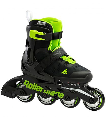 Rollerblade Rulleskjter - Microblade - Sort/Grn