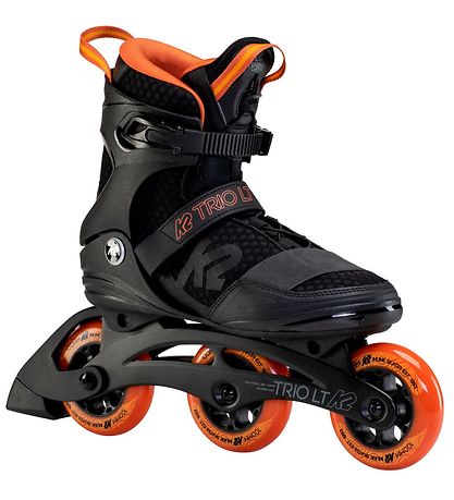 K2 Rulleskøjter - Trio LT 100 M - Sort/Orange - Inliner