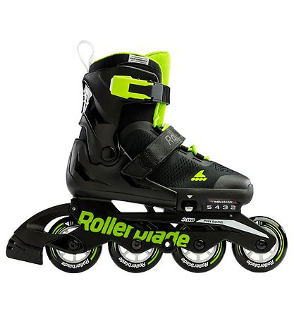 Rollerblade Rulleskjter - Microblade - Sort/Grn