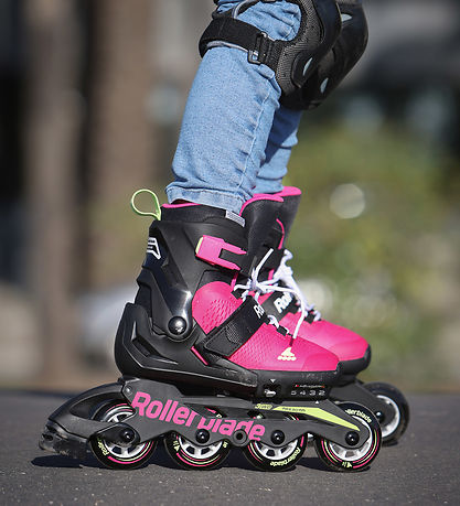 Rollerblade Rulleskjter - Microblade - Sort/Pink