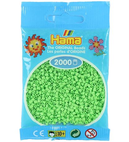 Hama Mini Perler - 2000 stk. - 47 Pastel Grn