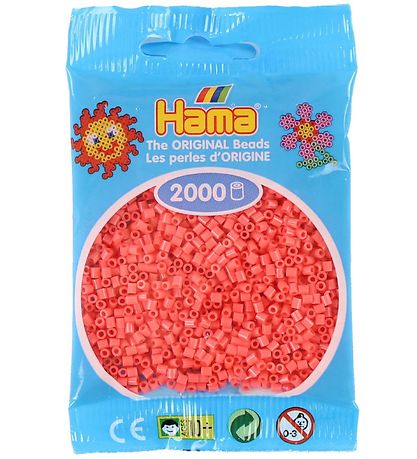 Hama Mini Perler - 2000 stk. - 44 Pastel Rd