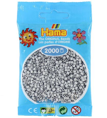 Hama Mini Perler - 2000 stk. - 70 Lysegr