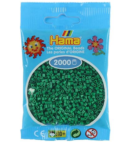 Hama Mini Perler - 2000 stk. - 10 Grn