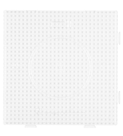 Hama Midi Perleplade - Stor Firkant - Transparent