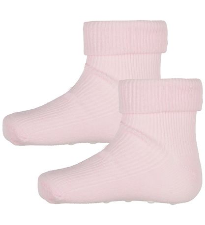 Minymo Strmper - 2-pak - Skridsikker - Rosa