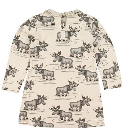 En Fant Kjole - Beige m. Print