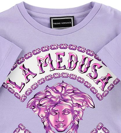Young Versace T-shirt - Lavendel m. Medusa