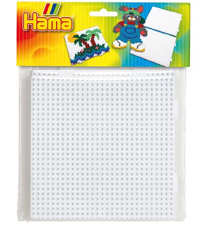 Hama Midi Perleplader - 2-pak - Firkanter - Hvid