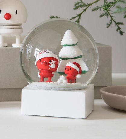 Hoptimist Snekugle - Santa - :10 cm - Rd