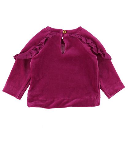 Noa Noa miniature Bluse - Velour - Fuchsia