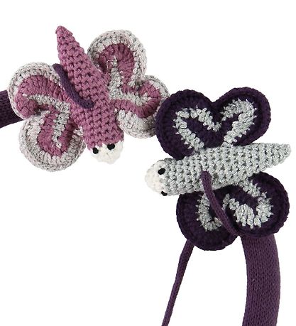 Smallstuff Uro - Sommerfugle - Lilla/Glimmer