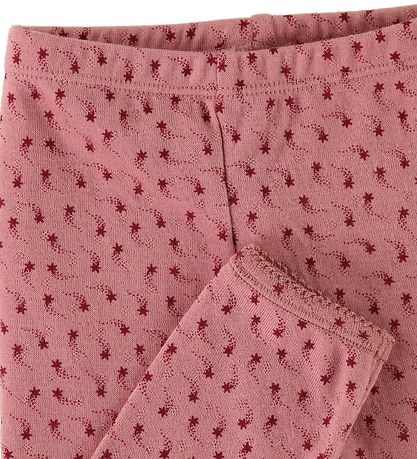 Noa Noa miniature Leggings - Rosa m. Stjerneskud