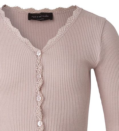 Rosemunde Cardigan - Rib - Pudder