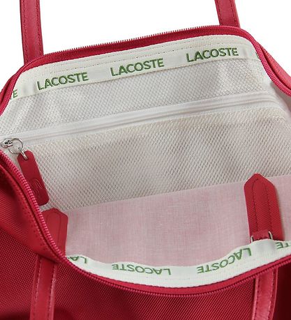 Lacoste Shopper - Vertical Shopping Bag - Kirsebrrd
