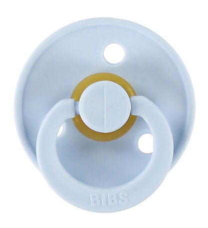 Bibs Colour Sutter - Str. 2 - 2-pak - Rund - Iron/Baby Blue