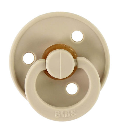 BIBS Colour Sutter - Str. 2 - 2-pak - Rund - Vanilla/Blush