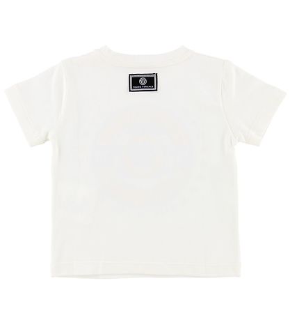 Young Versace T-shirt - Hvid m. Bl/Gul