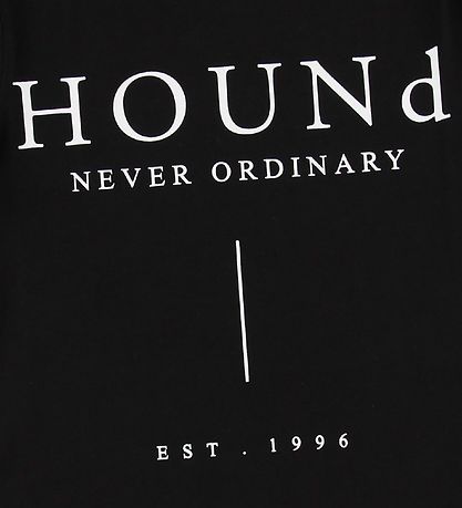 Hound T-shirt - Sort m. Logo