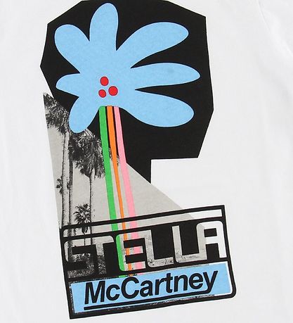 Stella McCartney Kids T-shirt - Hvid m. Palmer