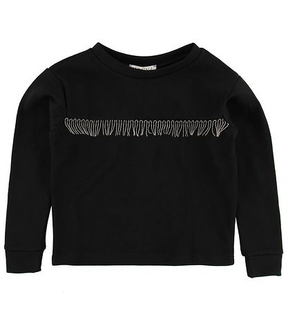 Hound Sweatshirt - Sort m. Struktur