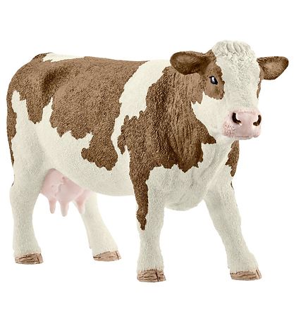 Schleich Dyr - Rdbroget Ko - H: 8 cm 13801