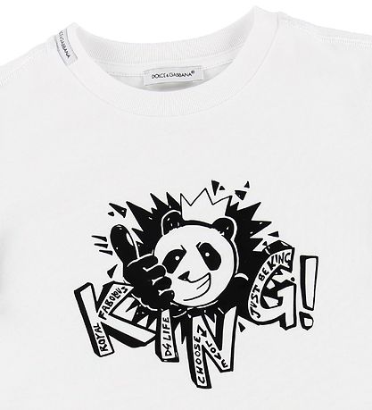 Dolce & Gabbana T-shirt - Hvid m. Panda