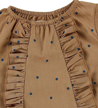 MarMar Top - Twilla - Caramel Dot