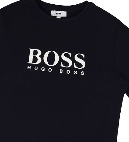 BOSS T-shirt - Navy m. Logo